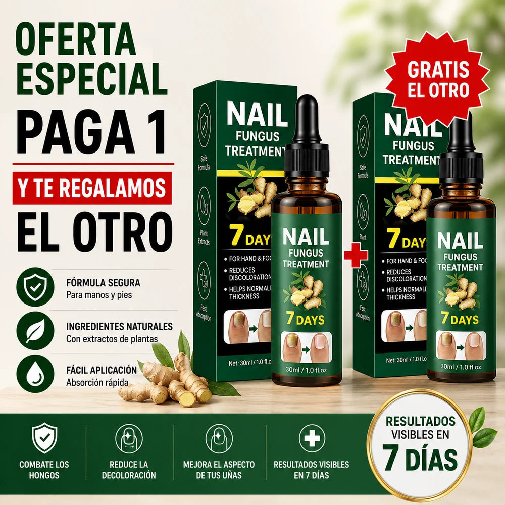 🥇 7DAYS™ – Recupera la Apariencia Sana de tus Uñas 🔥 OFERTA 2x1