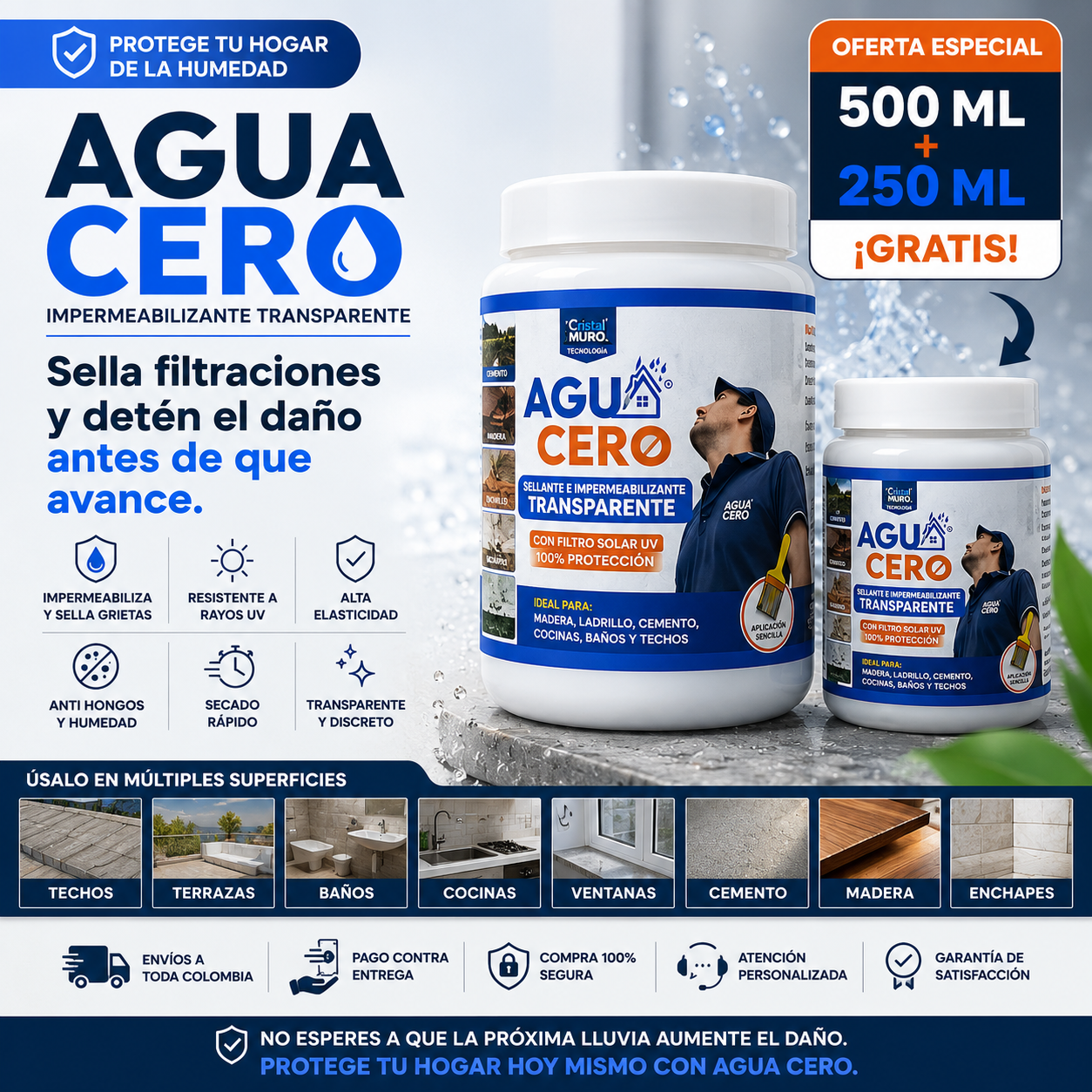 Agua Cero™ | Protege Tu Hogar Contra La Humedad