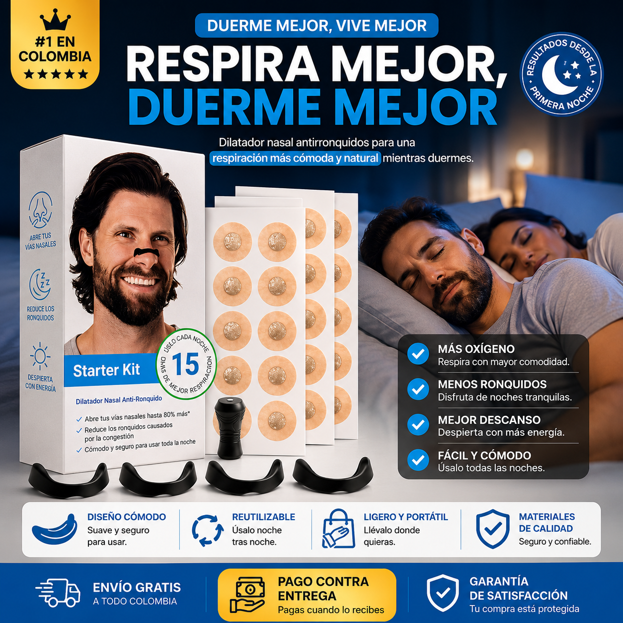 RespiraMax™ | Despiértate Con Tranquilidad Desde La Primera Noche
