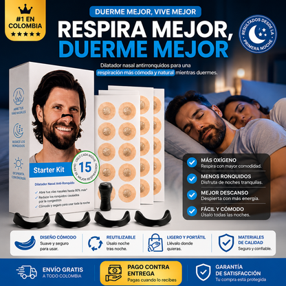 RespiraMax™ | Despiértate Con Tranquilidad Desde La Primera Noche