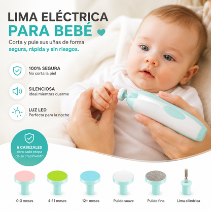 BabyNails Pro™ La forma más segura de cuidar las uñas de tu bebé