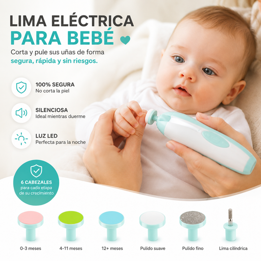 BabyNails Pro™ La forma más segura de cuidar las uñas de tu bebé