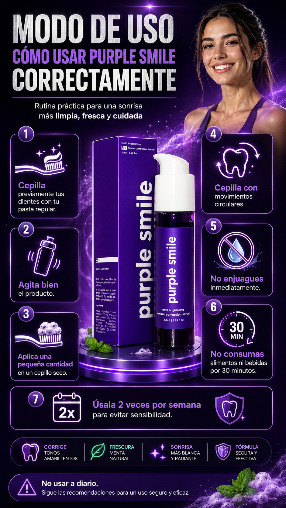 PURPLE SMILE | Despierta tu sonrisa sin ir al dentista.